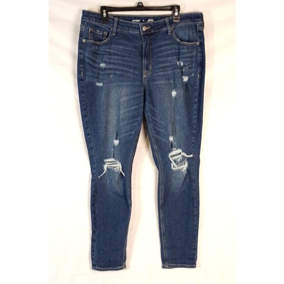 Old Navy Denim - Old Navy Rockstar High Rise Super Skinny Distressed Jeans Size 16